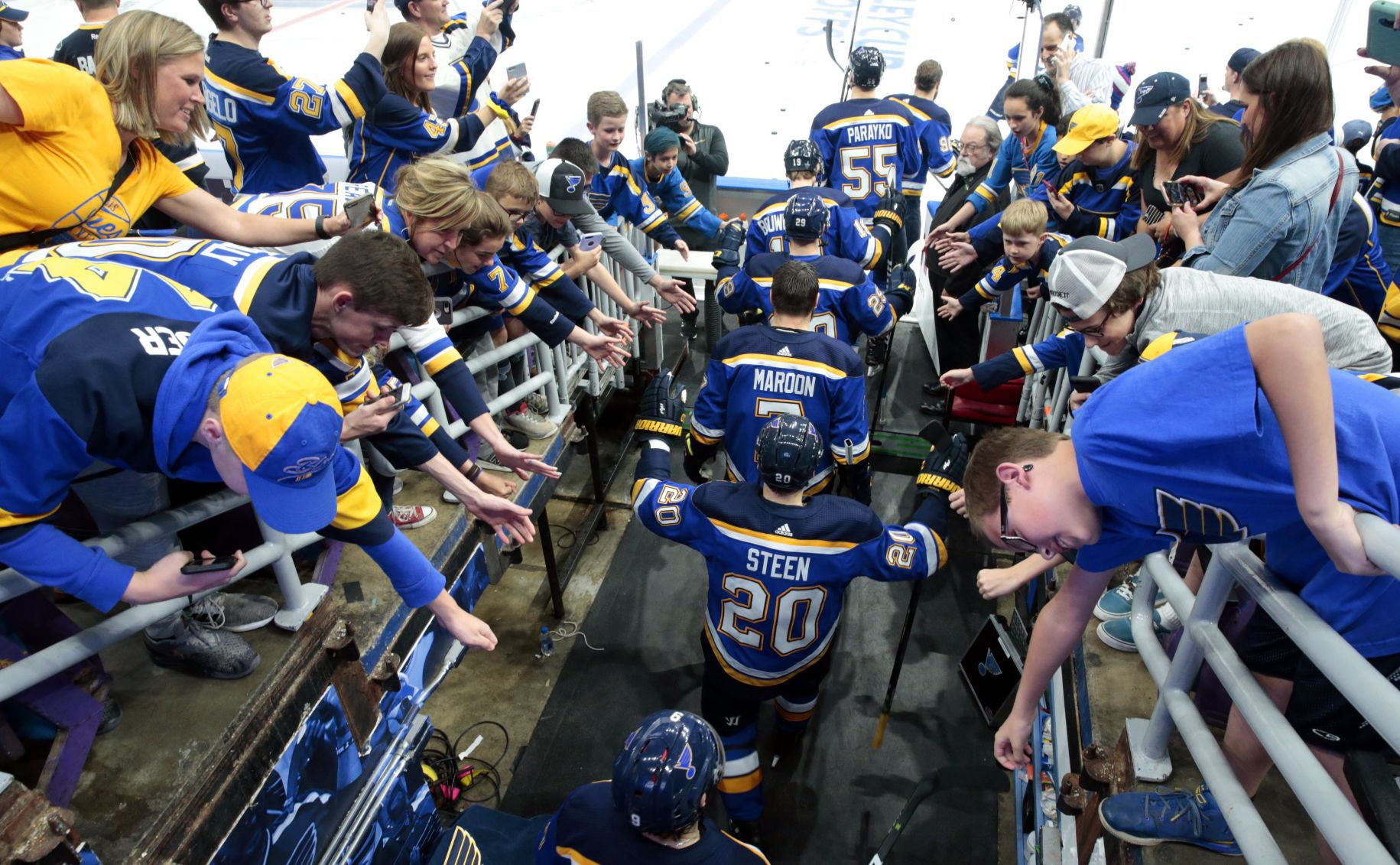 Blues, Stars in deciding Game 7
